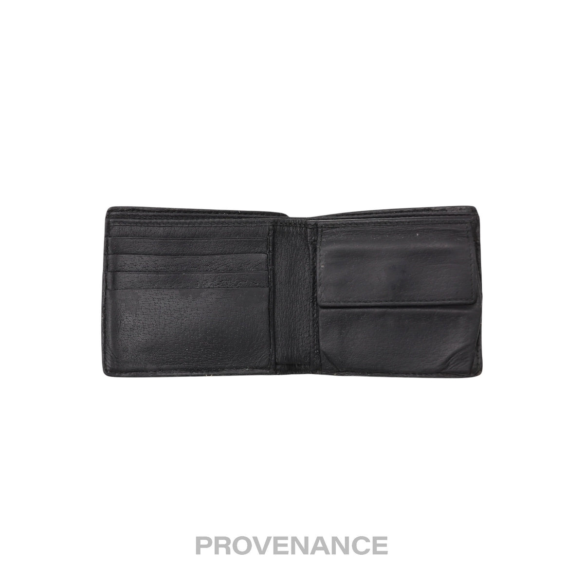 🔴 Gucci GG Marmont Bifold Wallet - Black Leather
