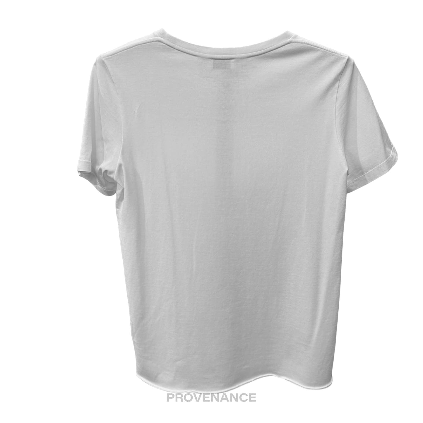 🔴 Saint Laurent Paris SLP Logo T Shirt - White