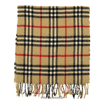 🔴 Burberry Scarf - Silver Jubilee Nova Check Cashmere