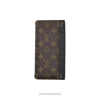 🔴 Louis Vuitton Tanon Long Wallet - Monogram Macassar