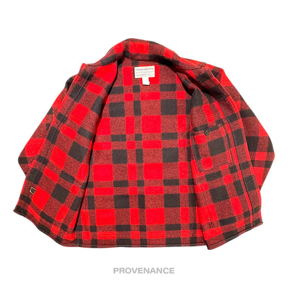 🔴 Filson Mackinaw Wool Cruiser Jacket - Red/Black Plaid 44