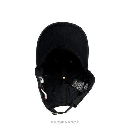 🔴 Gucci x NY Yankees Embroidered Hat Cap - Black with Moth