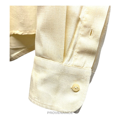 🔴 Lauren Ralph Lauren LInen Shirt - Cream M