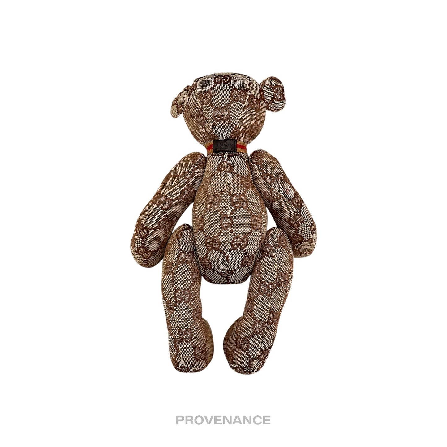 🔴 Gucci Teddy Bear - GG Canvas Tan Patchwork