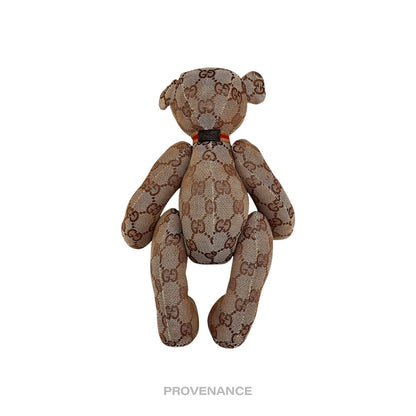 🔴 Gucci Teddy Bear - GG Canvas Tan Patchwork