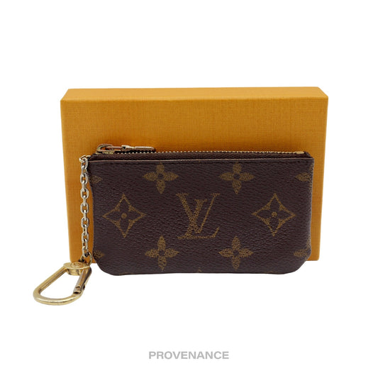 🔴 Louis Vuitton Key Pouch Cles -  Monogram