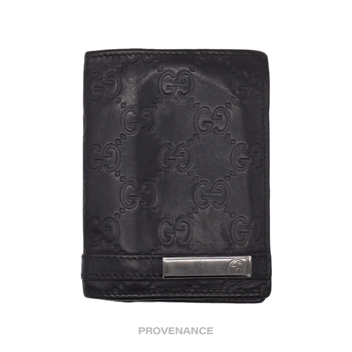 🔴 Gucci Pocket Organizer Wallet - Black GG Guccissima