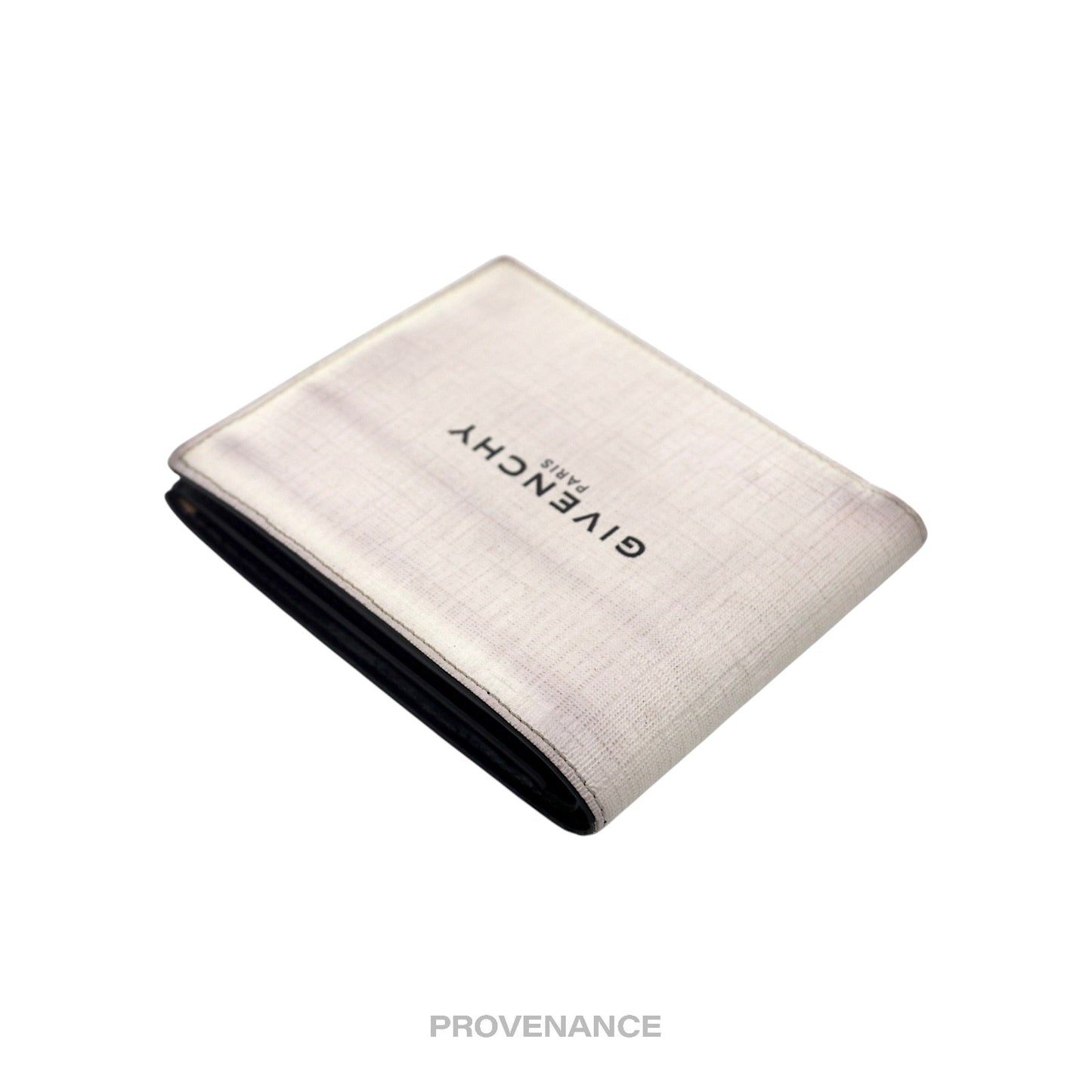 🔴 Givenchy Glow In The Dark 8CC Bifold Wallet - White Black