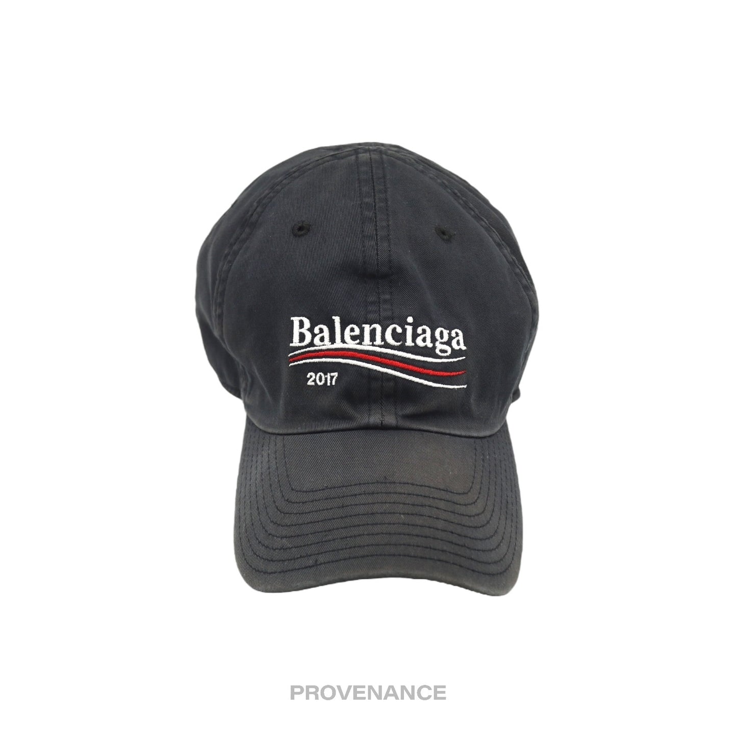 🔴 Balenciaga Political Campaign Cap Hat - Washed Black