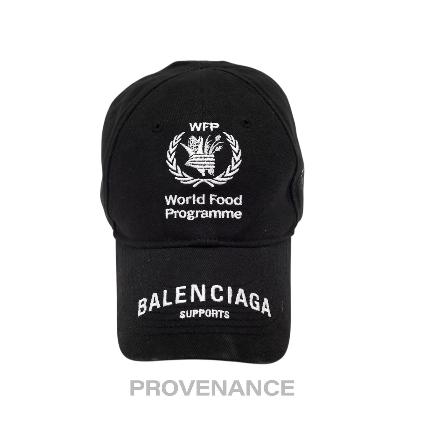 🔴 Balenciaga WFP World Food Programme Cap - Black White
