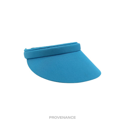 🔴 Christian Dior CD Sports Logo Visor - Turquoise Blue