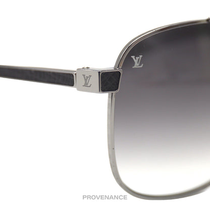 🔴 Louis Vuitton Attitude Pilote Sunglasses Z0496U - Taiga