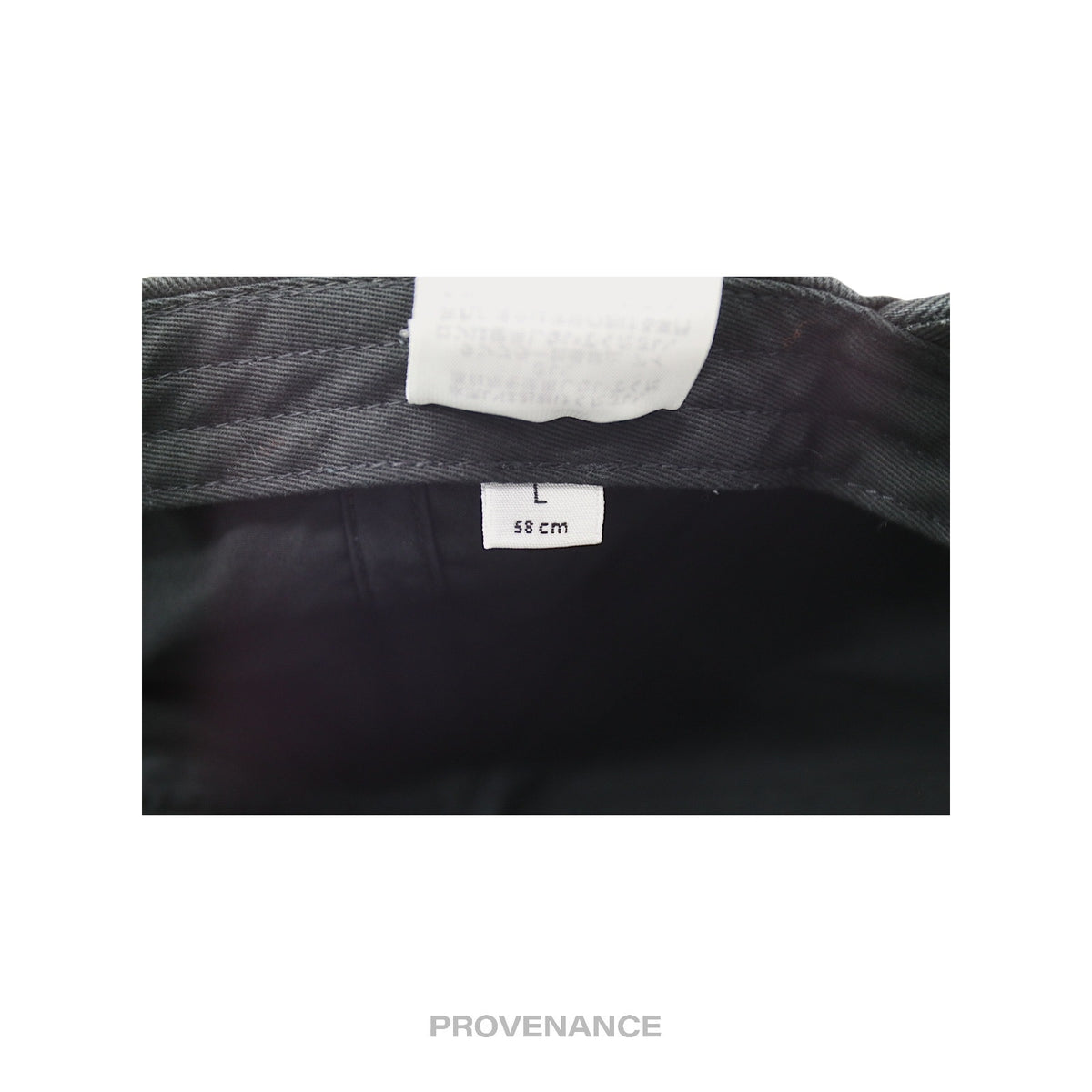🔴 Balenciaga Embroidered Rainbow Logo Cap - Washed Black