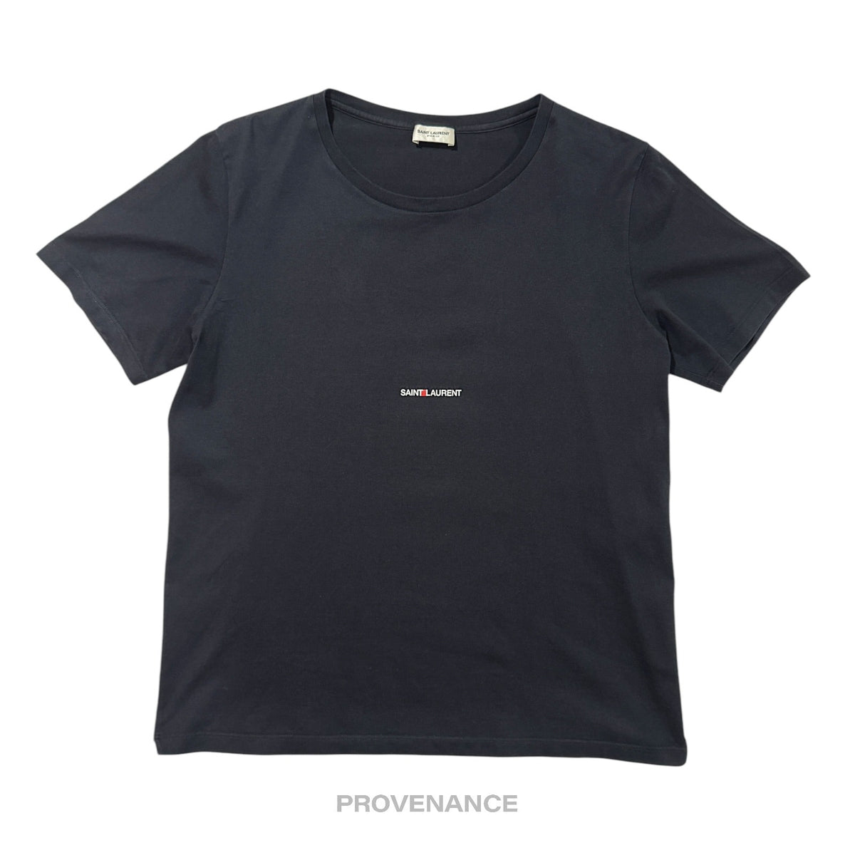 🔴 Saint Laurent Paris SLP Logo T Shirt - Black L