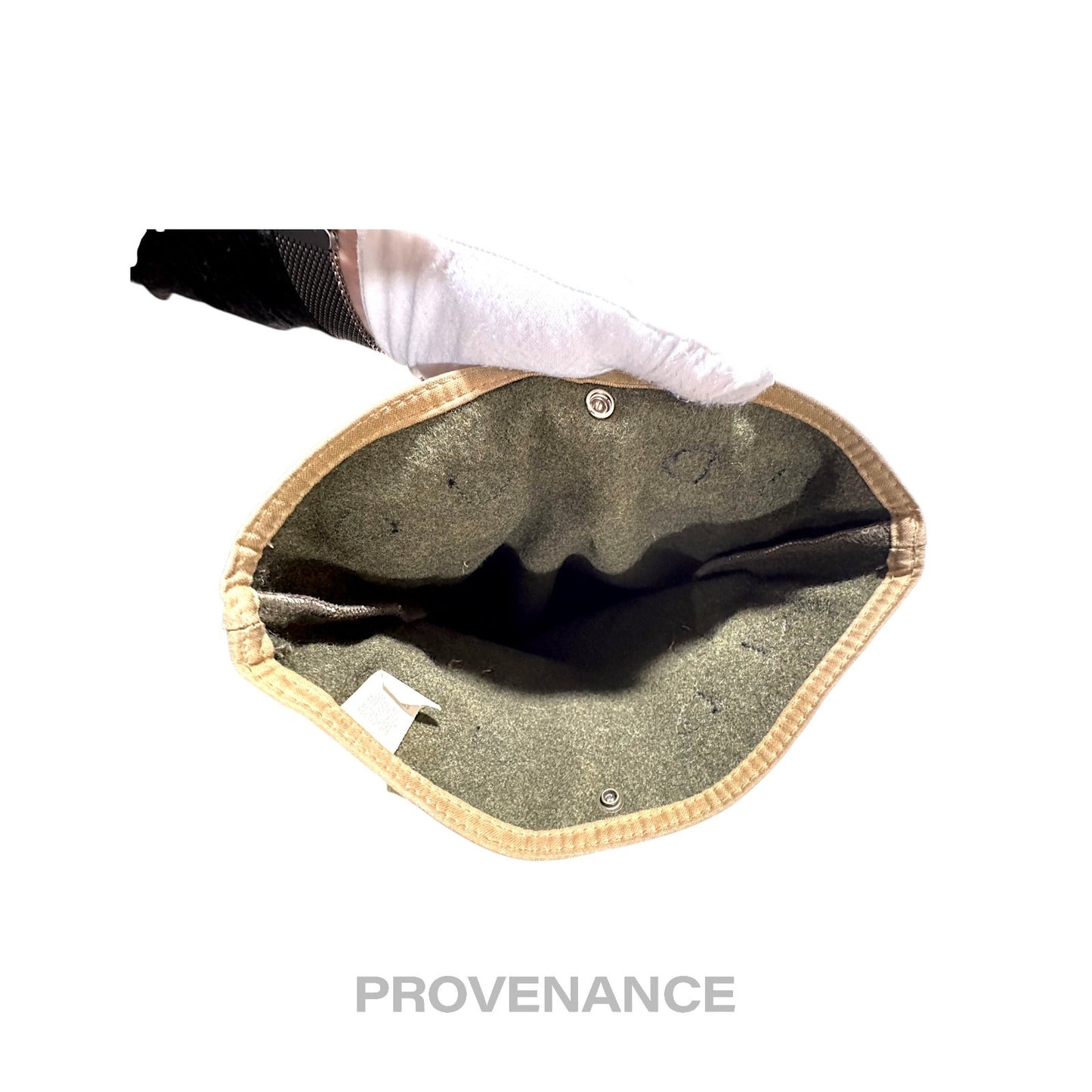 🔴 Filson Tin Cloth & Mackinaw Wool Tote Bag Tan Olive