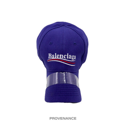 🔴 Balenciaga Political Campaign Cap Hat - Archetype Blue