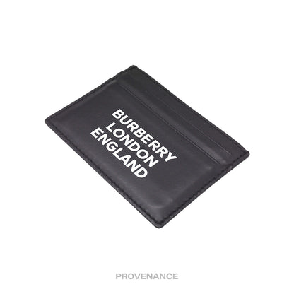 🔴 BURBERRY LONDON ENGLAND Card Holder Wallet - Black