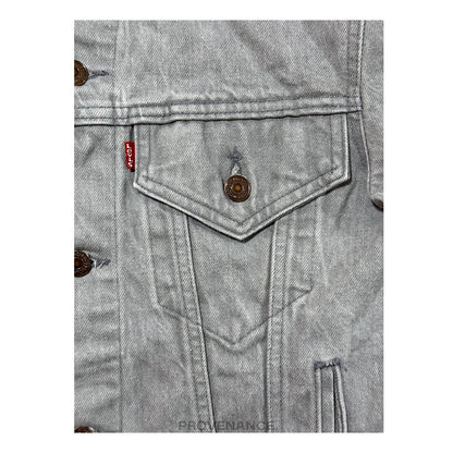 🔴 LEVIS Denim Jacket - Grey 36