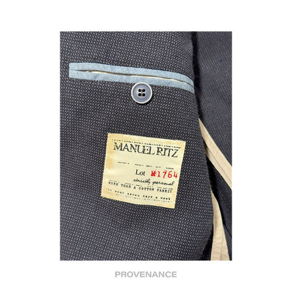 🔴 Manuel Ritz Blazer Jacket Coat - Navy Blue Twill 38 48 R