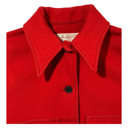 🔴  Filson Mackinaw Wool Cruiser Jacket - Scarlet Red W10