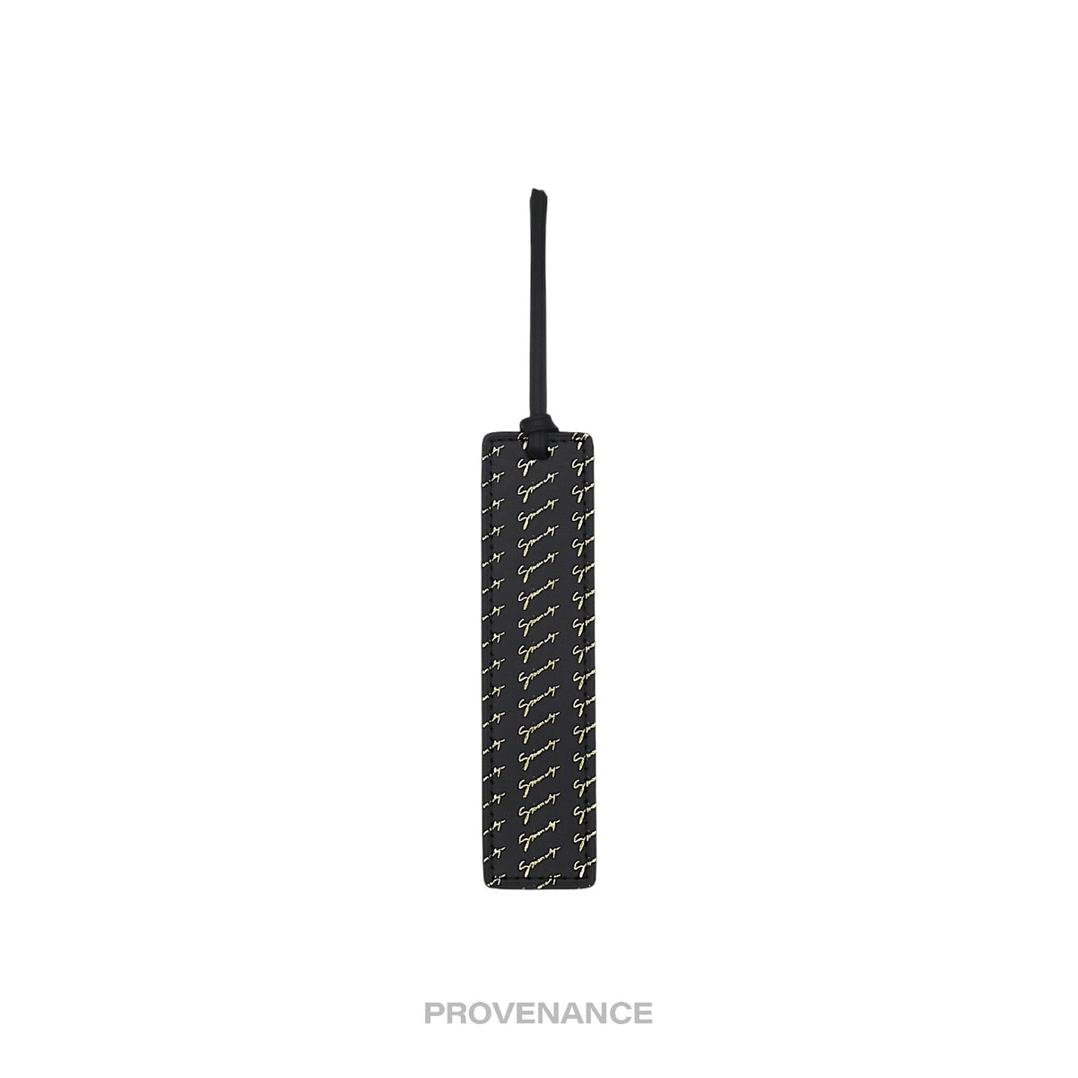 🔴 Givenchy Bookmark - Black Gold Leather Monogram