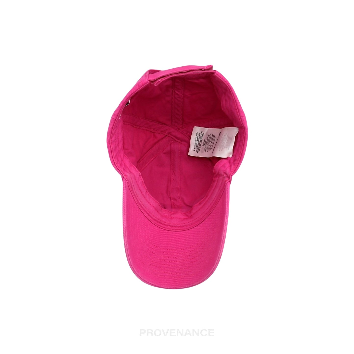 🔴 Balenciaga Embroidered Logo Cap - Washed Pink