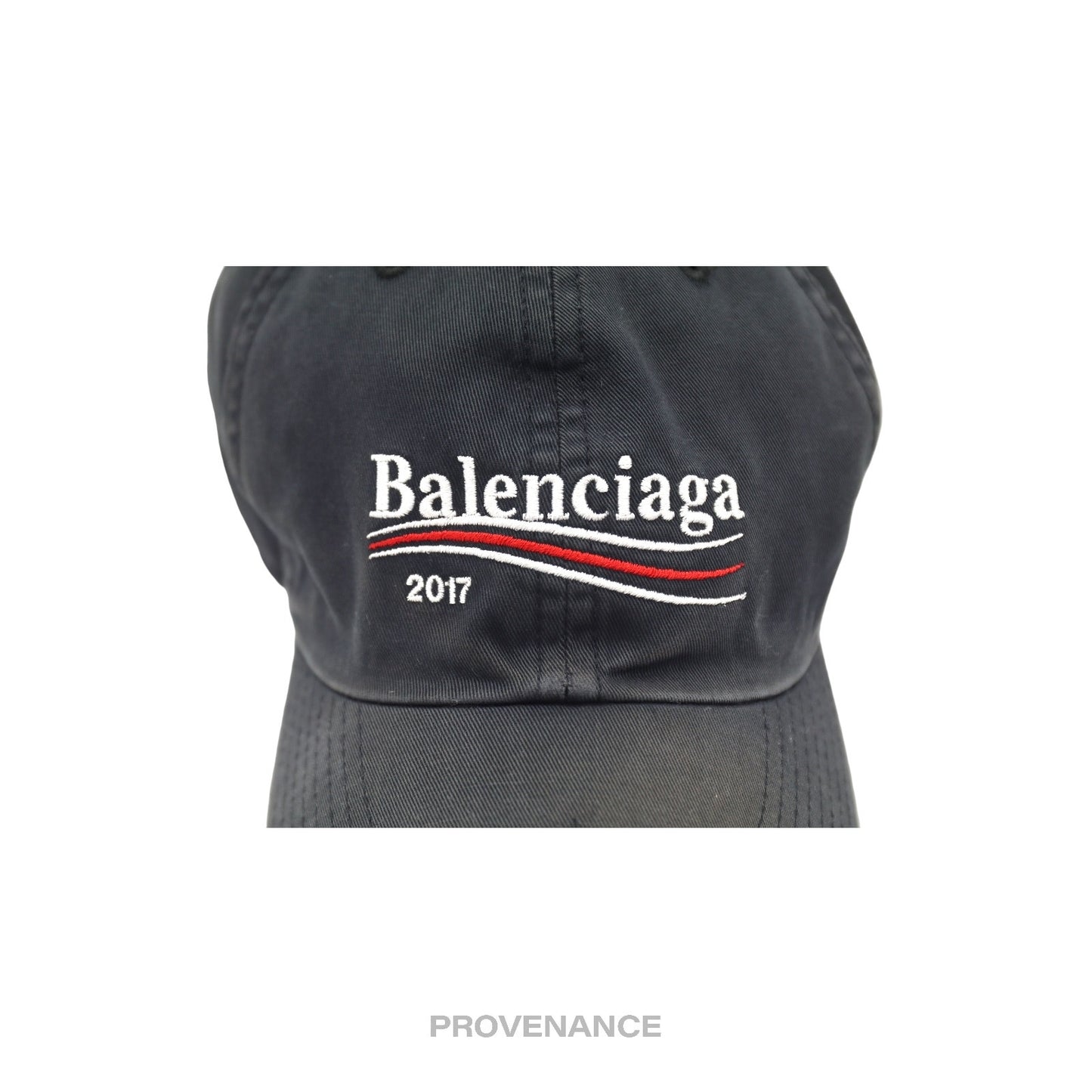 🔴 Balenciaga Political Campaign Cap Hat - Washed Black