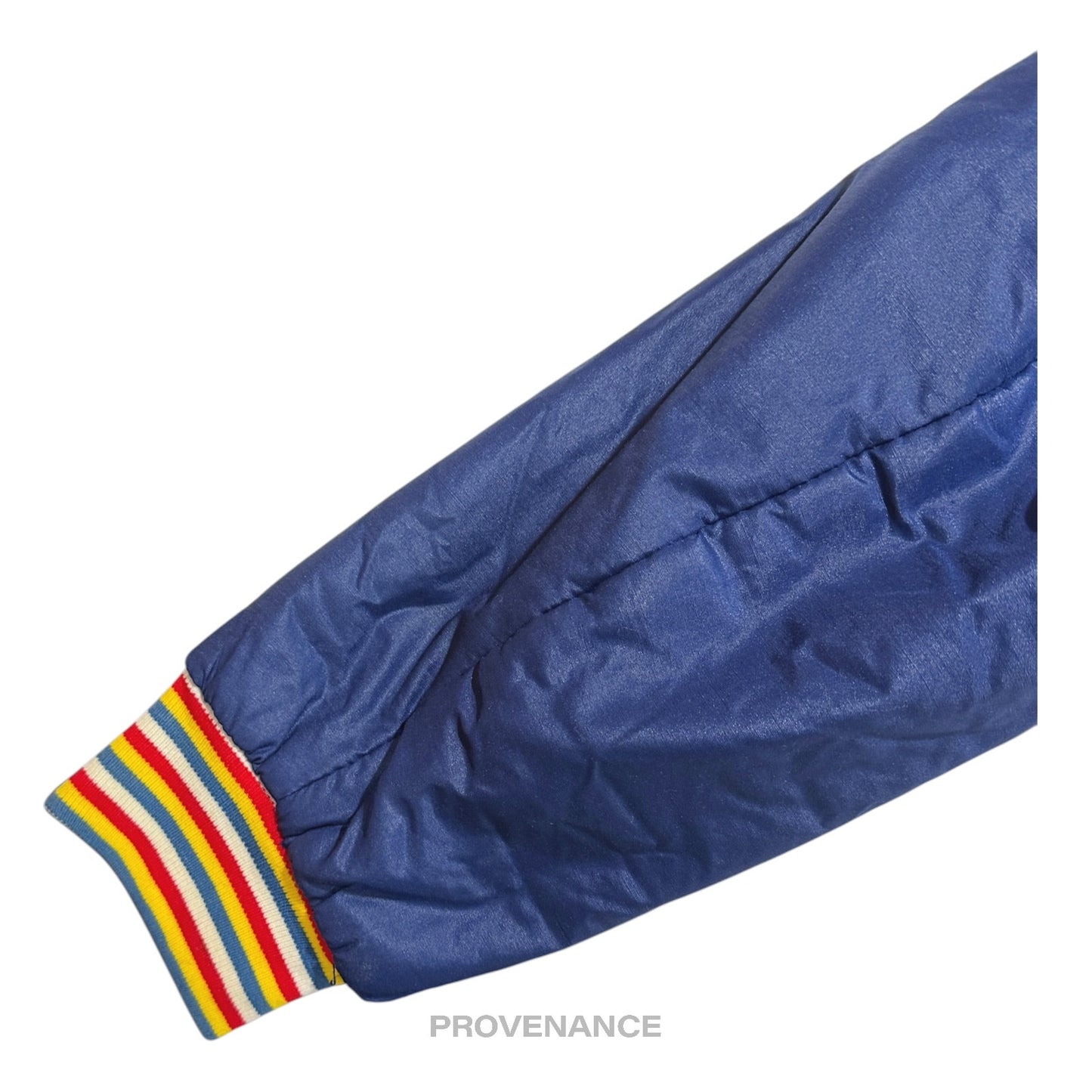 🔴 Moncler Light Ski Jacket - Blue Grenoble Logo Yellow Red