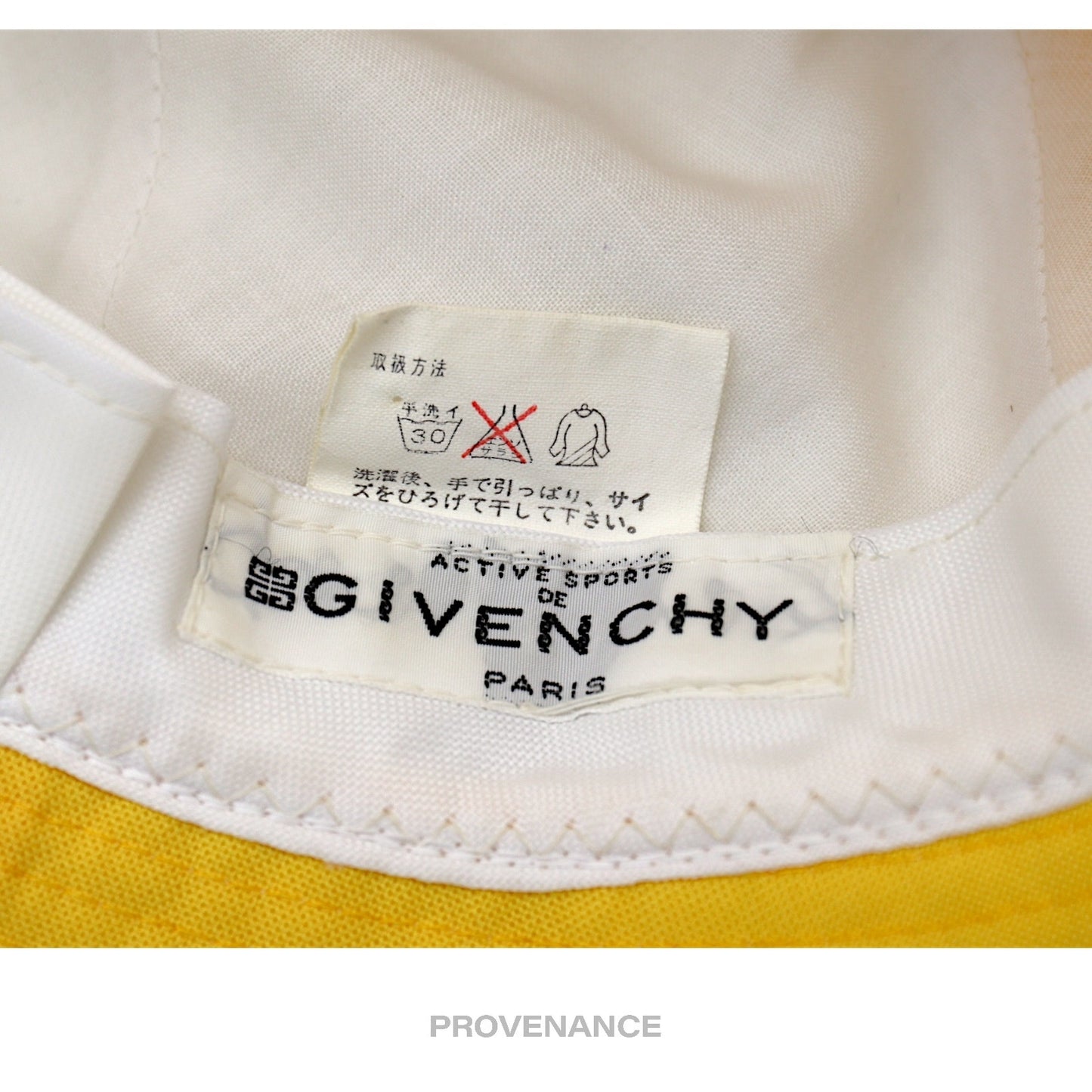 🔴 Givenchy 4G Bucket Hat - Yellow White Patchwork