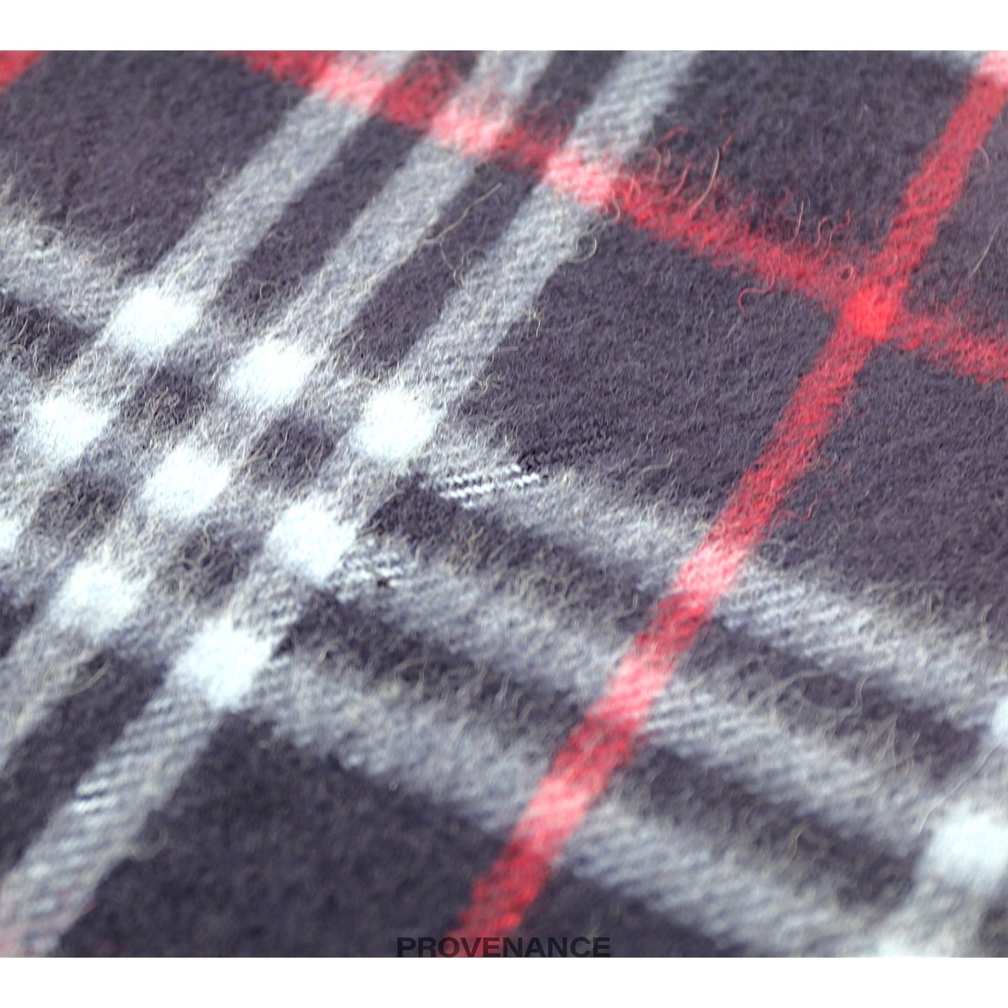 🔴 Burberry Scarf - Nova Check Cashmere Navy