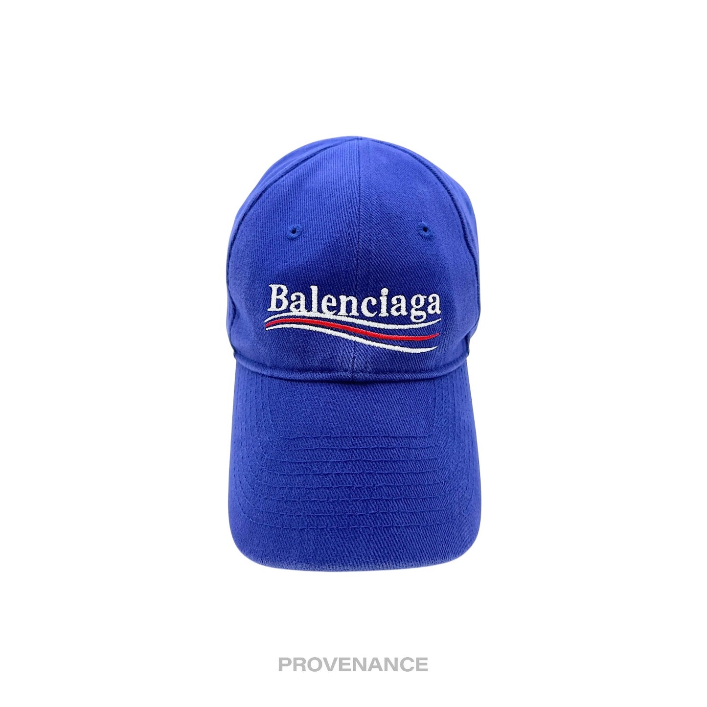 🔴 Balenciaga Political Campaign Cap Hat - Archetype Blue