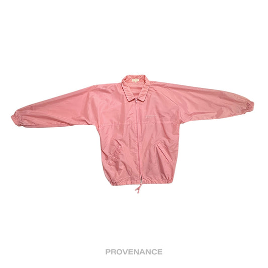 🔴 Balencigaa Sports Logo Nylon Tracksuit Set - Pink L