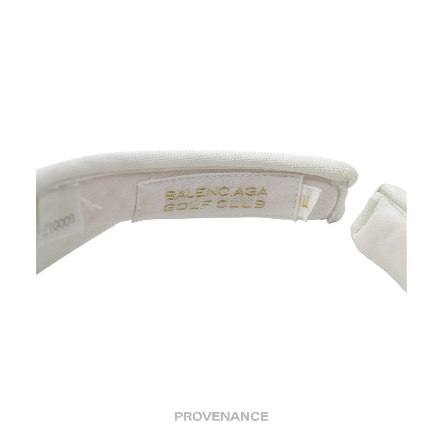 🔴 Balenciaga Golf Club Visor - White