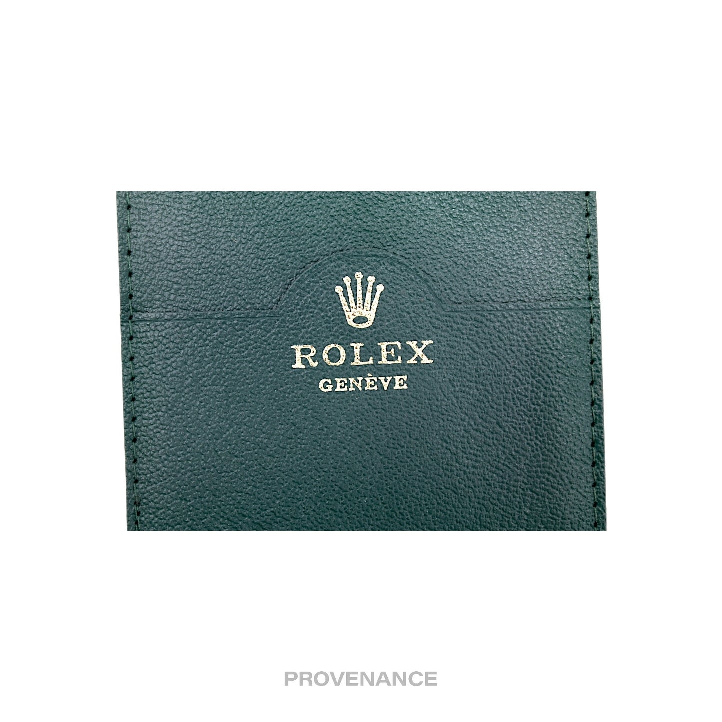 🔴 Rolex Card Holder Wallet - Green Leather