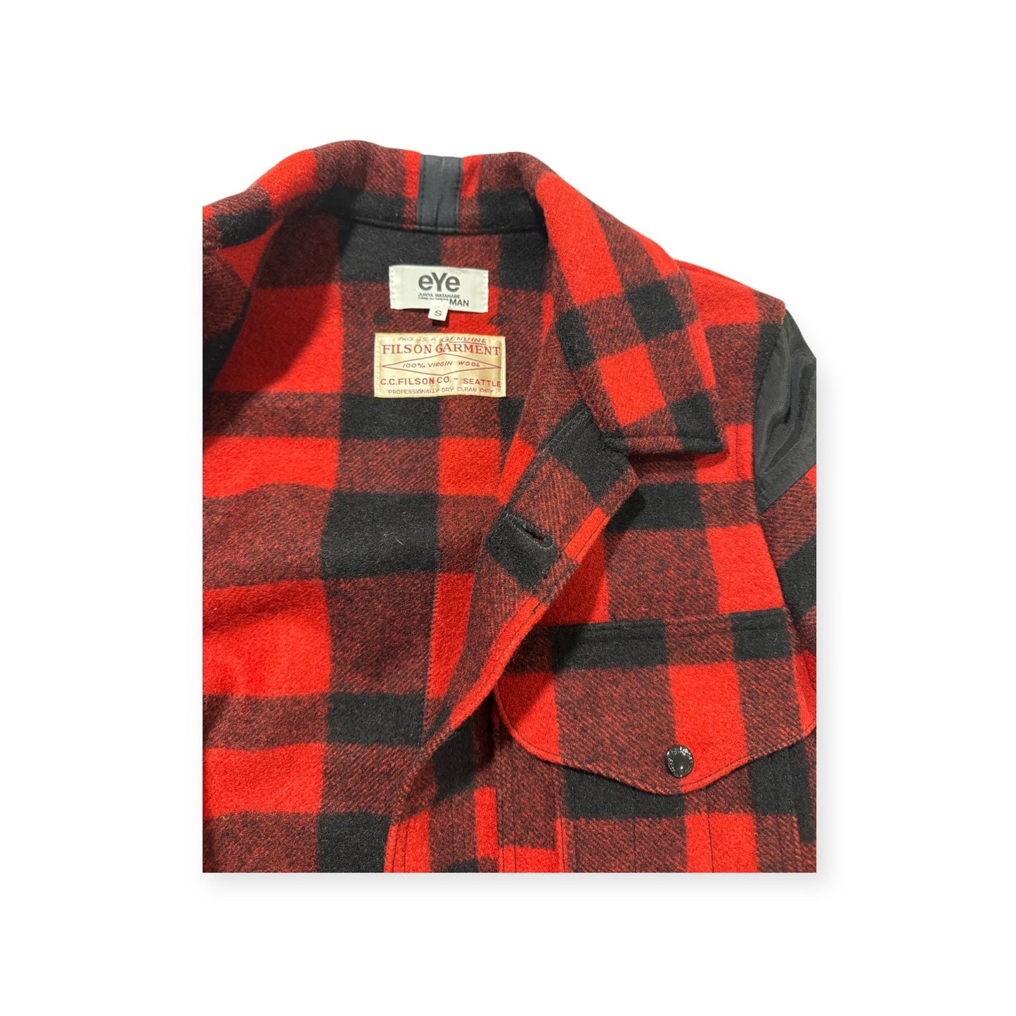 🔴 Junya Watanabe eYe CdG x Filson Mackinaw Cruiser S Wool