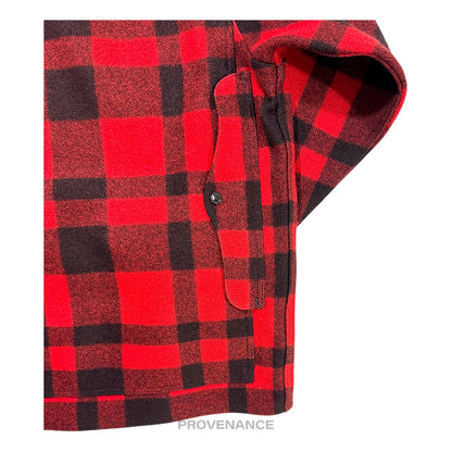 🔴 Filson Mackinaw Wool Cruiser Jacket - Red/Black Plaid 44