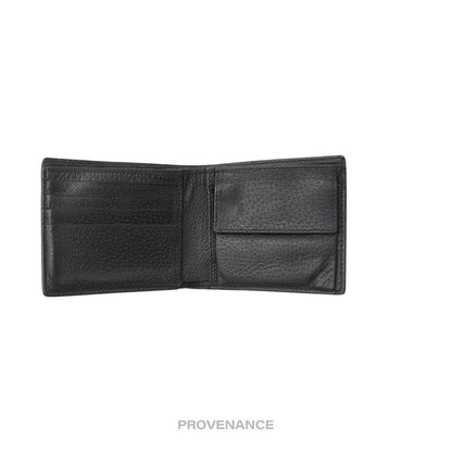 🔴 Gucci GG Marmont Bifold Wallet - Black Leather