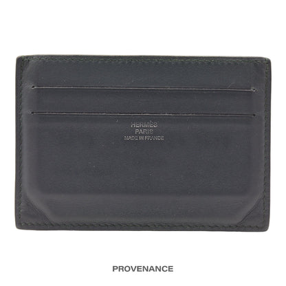 🔴 Hermes Citizen Twill Card Wallet - Vert Rousseau Swift
