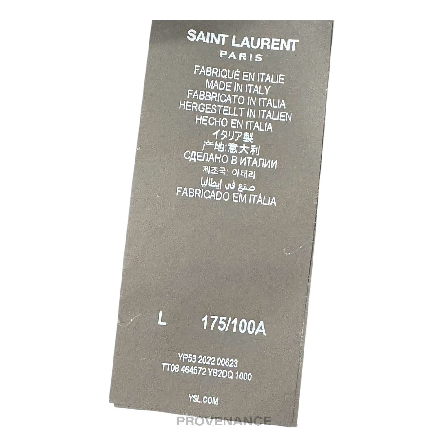 🔴 Saint Laurent Paris SLP Logo T Shirt - Black L