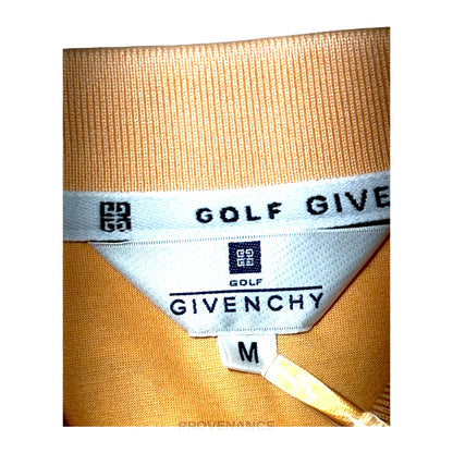 🔴 Givenchy Embroidered  Golf 4G Polo Shirt - Peach M