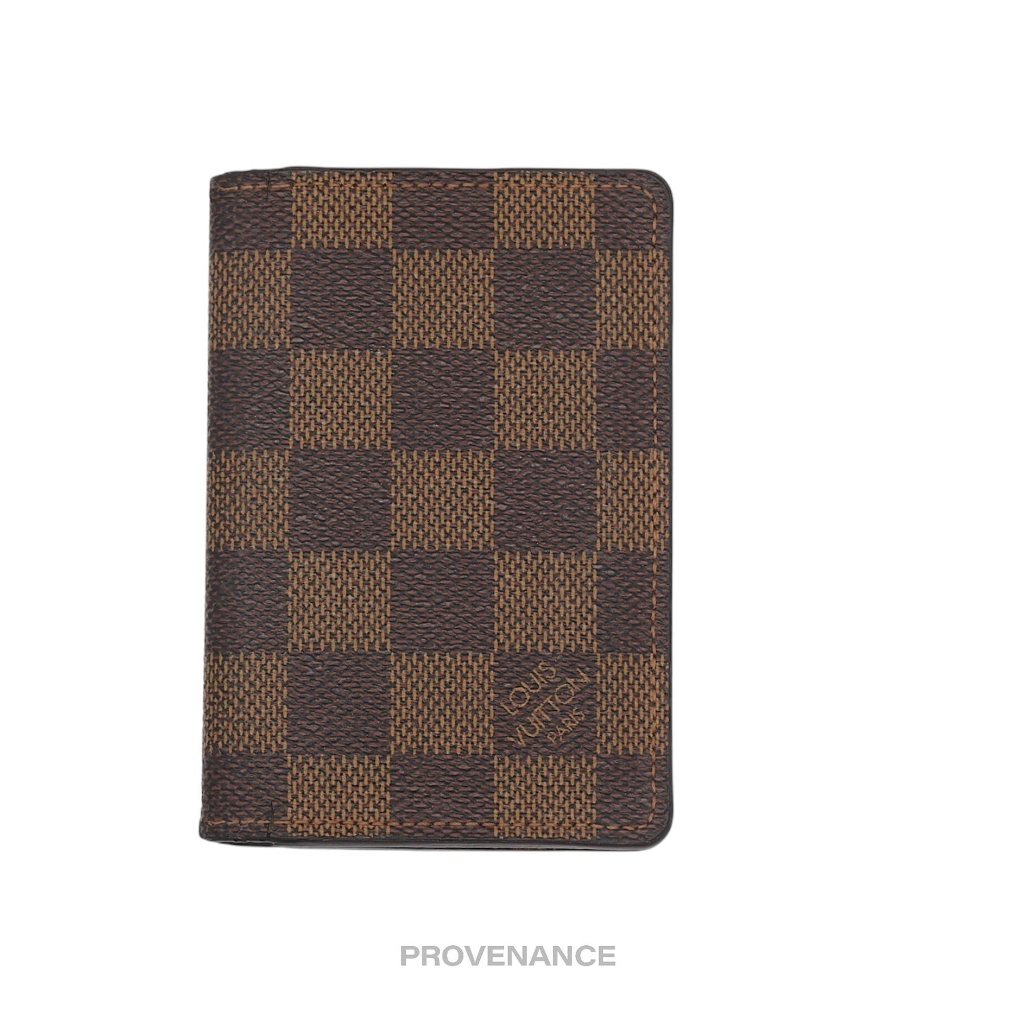 🔴 Louis Vuitton Pocket Organizer Card Wallet - Damier Ebene