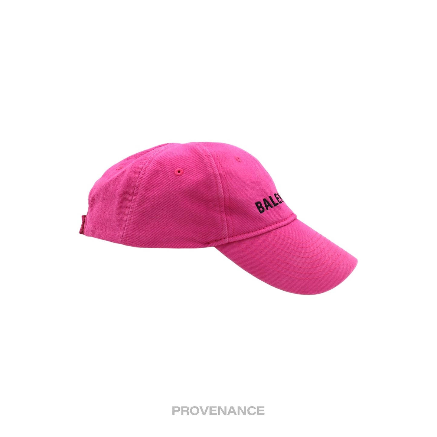 🔴 Balenciaga Embroidered Logo Cap - Washed Pink