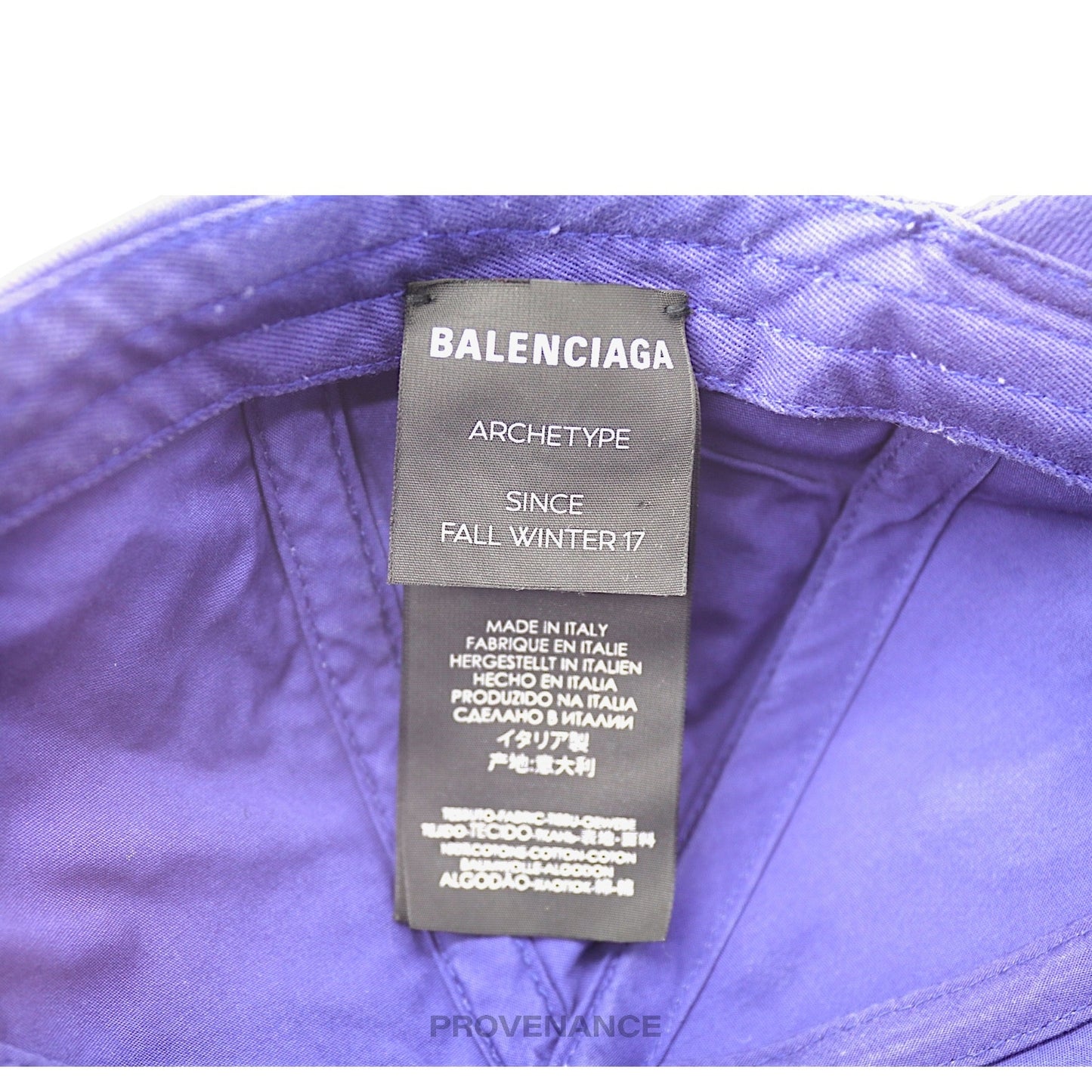 🔴 Balenciaga Political Campaign Cap Hat - Washed Blue