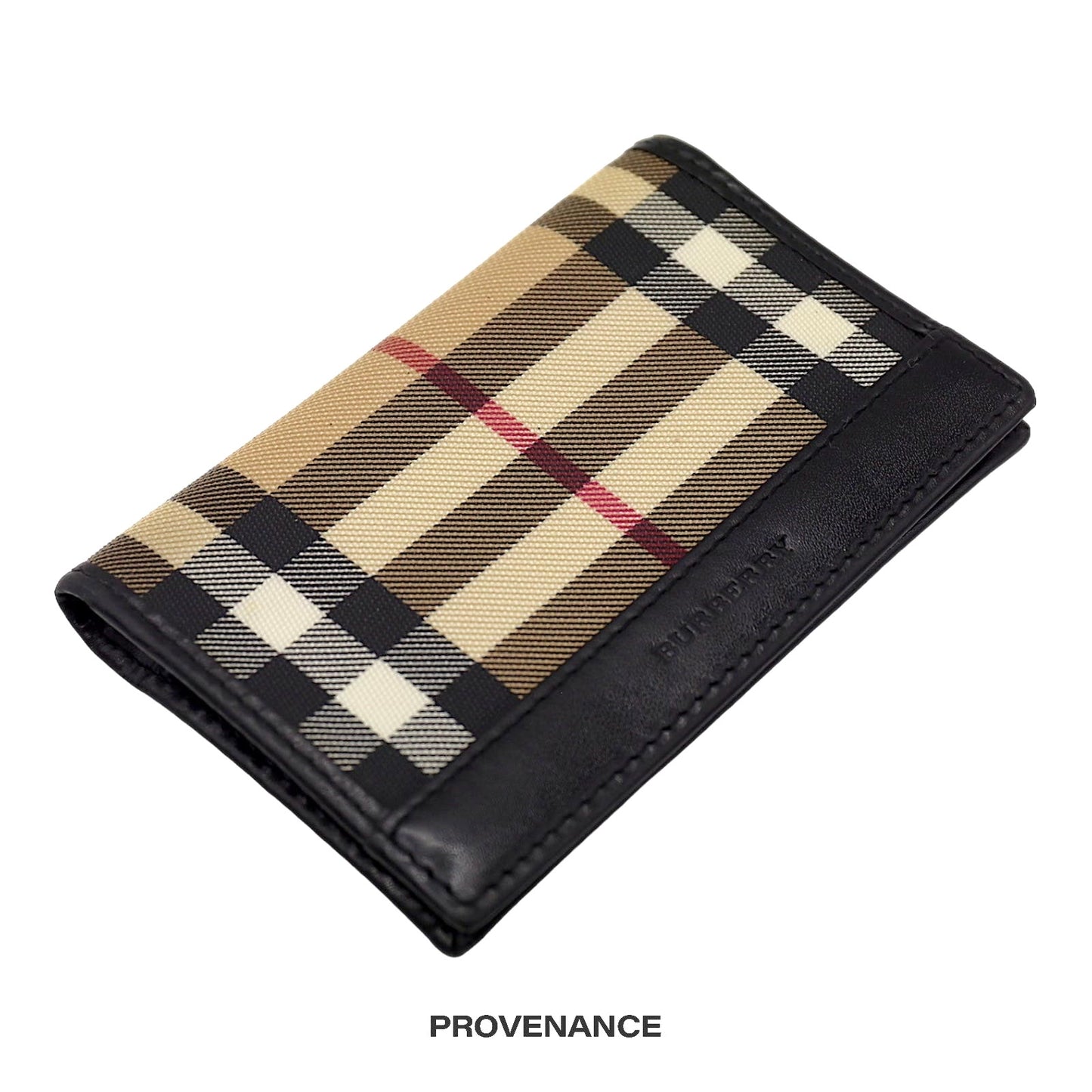 🔴 Burberry ID Pocket Organizer Wallet - Nova Check