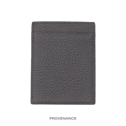 🔴 Saint Laurent Paris SLP Card Wallet - Charcoal Grey