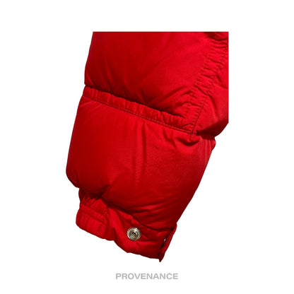 🔴 Moncler Brel Down Puffer Bomber Jacket Coat - Red 3 L