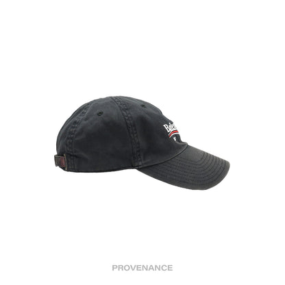 🔴 Balenciaga Political Campaign Cap Hat - Washed Black