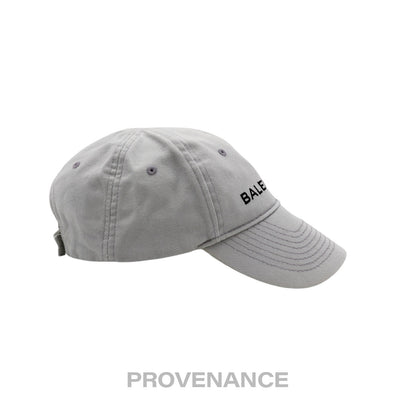 🔴  Balenciaga Embroidered Logo Cap - Grey