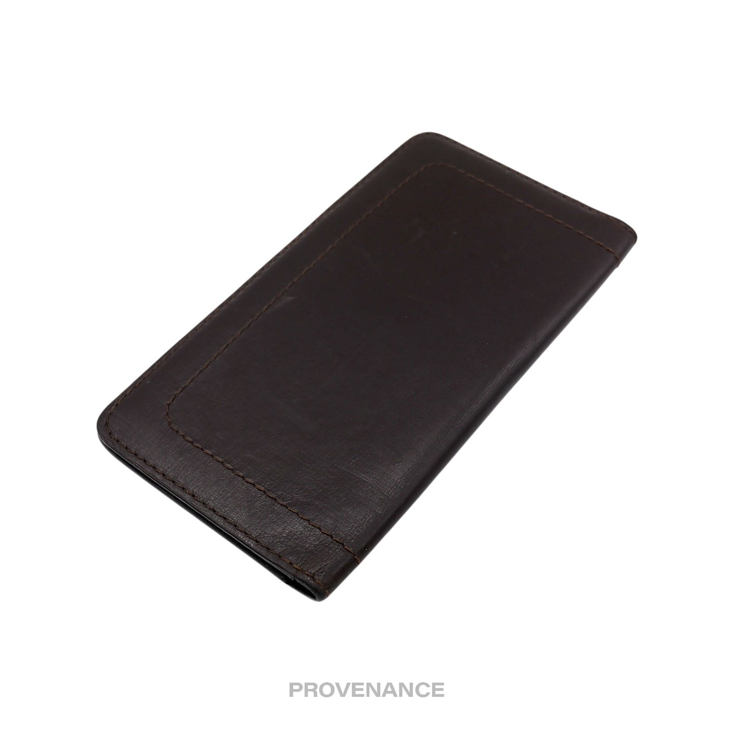 🔴 Louis Vuitton Long Wallet - Utah Brown Leather