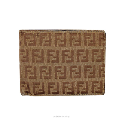 🔴 Fendi Bifold Wallet - Micro FF Zucca